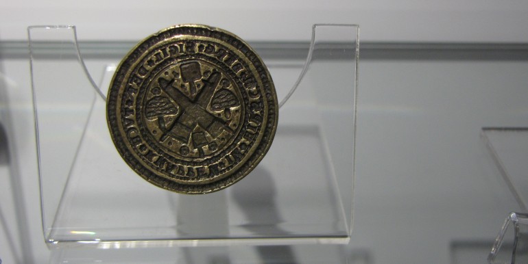 pieczęć cechu sukienników - Muzeum KArkonoskie